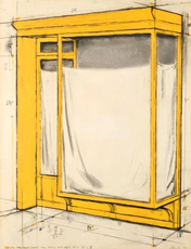 Yellow Store Front (project from Merrin Paint Co, Inc, NY) by Christo