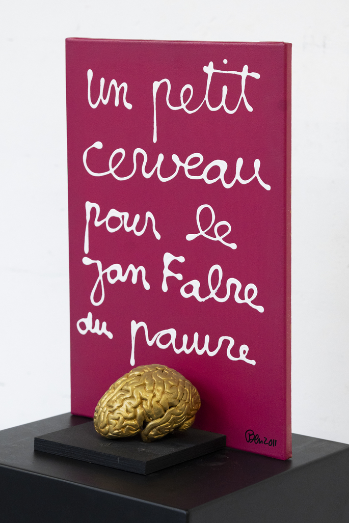 Un petit cerveau pour le Jan Fabre du pauvre by Vautier Ben