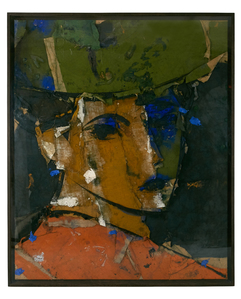 Retrato con sombrero verde by Valdes Manolo